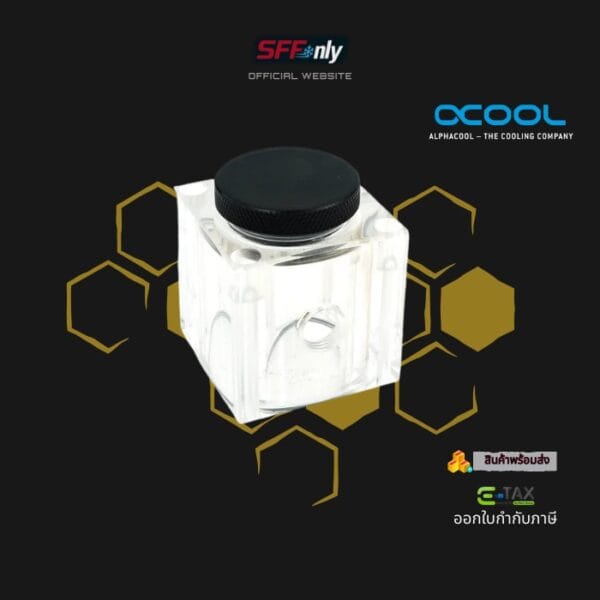 Alphacool DC-LT Pump + Plexi Top + Reservoir Bundle (For DC-LT 12V Pump) - Image 2