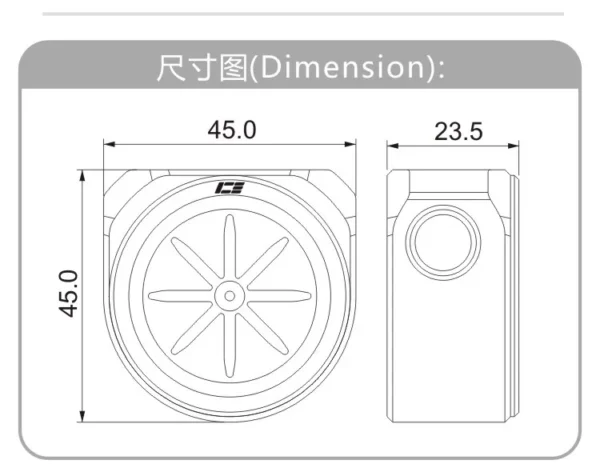 IceManCooler ICE-R3 G1/4“ Water Cooling Velocity Of Flow (Black / White) - Image 7