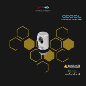 Alphacool Apex Grip adapter 90° OT/IT G1/4 rotatable chrome