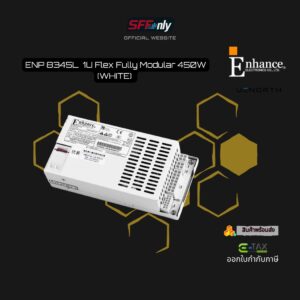 Enhance ENP-8345L 1U Flex Fully Modular 450W by UENORTH (White)